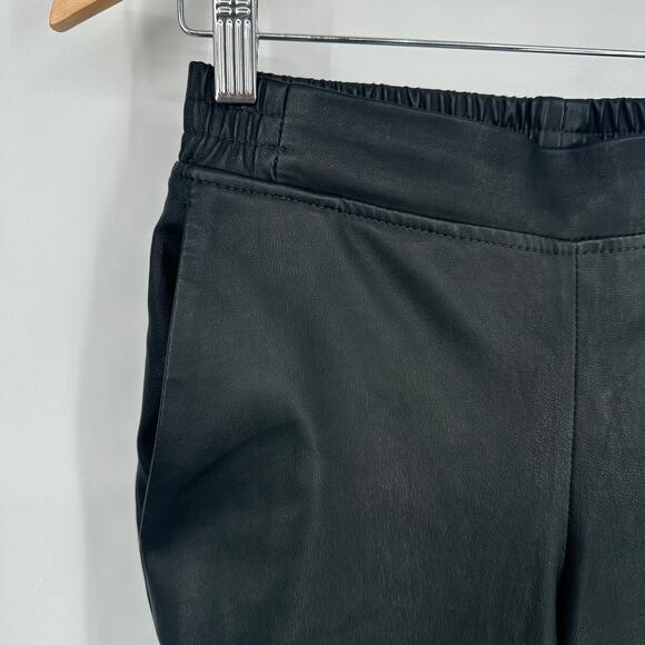 Dante6 Lebon Lamb Leather Pants Genuine Stretch 100% Leather Leggings, Black - Picture 9 of 12